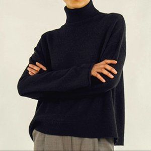 OAK + FORT Black Turtleneck Sweater